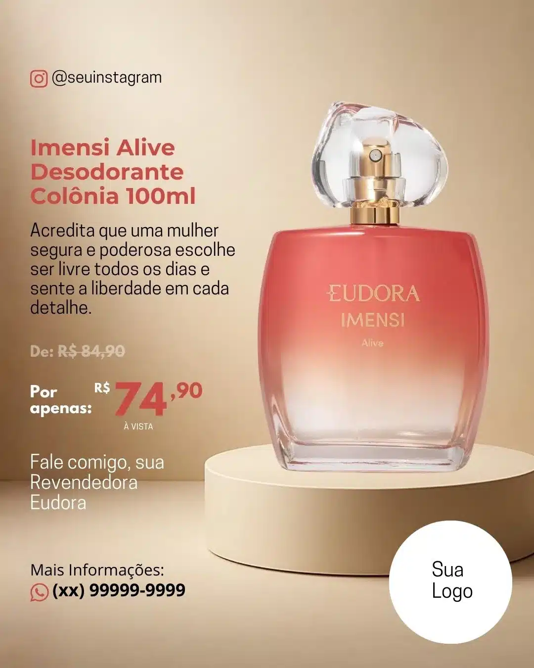 Pack Canva para Revendedor(a) EUDORA - Mari Venda na Veia